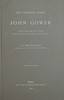 The complete works of John Gower, volume 1 :  The French works