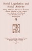 Social legislation and social activity :  being addresses delivered at the sixth annual meeting of the American academy of political and social science of Philadelphia