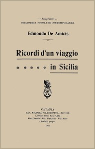 Ricordi d'un viaggio in Sicilia