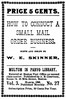 How to conduct a small mail order business