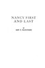 Nancy first and last