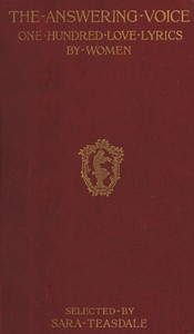 The answering voice :  one hundred love lyrics by women
