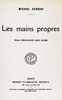 Les mains propres :  Essai d'éducation sans dogme