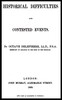 Historical difficulties and contested events