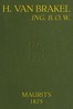 H. van Brakel, Ing. B.O.W. :  Oorspronkelijke roman