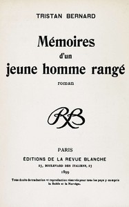 Mémoires d'un jeune homme rangé :  roman