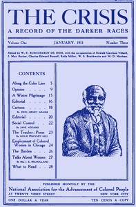 The crisis :  A record of the darker races, Vol. I, No. 3, January 1911