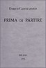 Prima di partire :  nuovi racconti