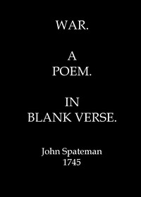War :  A poem in blank verse