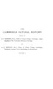 The Cambridge natural history, Vol. 02 (of 10)