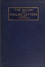 The salon and English letters :  Chapters on the interrelations of literature and society in the age of Johnson