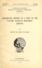 Preliminary report on a visit to the Navaho National Monument, Arizona