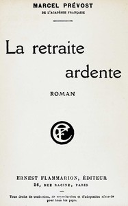 La retraite ardente :  roman