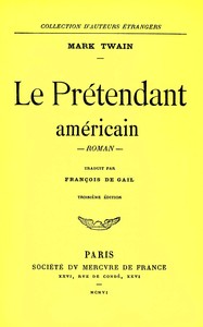 Le prétendant américain :  roman