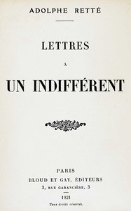 Lettres à un indifférent