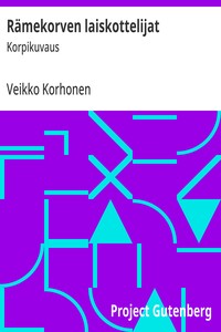 Rämekorven laiskottelijat :  Korpikuvaus