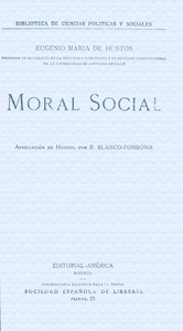 Moral social :  apreciación de Hostos