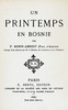 Un printemps en Bosnie