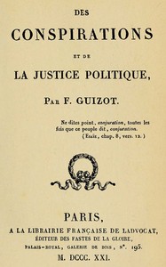 Des conspirations et de la justice politique