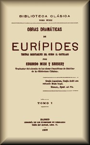 Obras dramáticas de Eurípides (1 de 3)