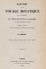 Rapport sur un voyage botanique en Algérie, de Philippeville à Biskra et dans les Monts Aurès, entrepris en 1853 sous le patronage du Ministère de la guerre