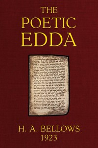 The poetic Edda :  Translated from the Icelandic with an introduction and notes