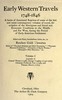 Journals of Conrad Weiser (1748), George Croghan (1750-1765), Christian Frederick Post (1758), and Thomas Morris (1764)
