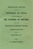Immortality proved by the testimony of sense :  In which is contemplated the doctrine of spectres and the existence of a particular spectre