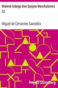 Mielevä hidalgo Don Quijote Manchalainen I:2