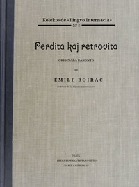 Perdita kaj retrovita :  originala rakonto