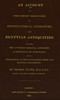 An account of some recent discoveries in hieroglyphical literature, and Egyptian antiquities :  including the author's original alphabet, as extended by Mr. Champollion, with a translation of five unpublished Greek and Egyptian manuscripts