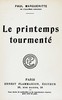 Le printemps tourmenté