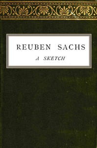 Reuben Sachs :  a sketch