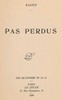 Pas perdus