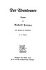 Der Abenteurer : $ Roman