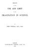 Essays on the use and limit of the imagination in science