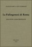 La Palingenesi di Roma :  (da Livio a Machiavelli)