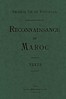 Reconnaissance au Maroc, 1883-1884 (Texte)