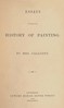Essays towards the history of painting