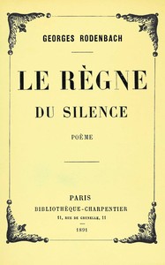 Le règne du silence :  poème