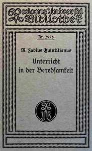 Unterricht in der Beredsamkeit