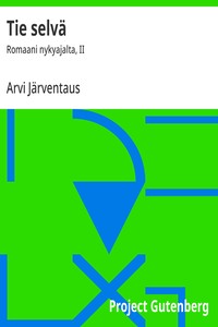 Tie selvä :  Romaani nykyajalta, II