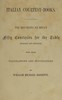 Italian courtesy-books :  Fra Bonvicino da Riva's fifty courtesies for the table (Italian and English) with other translations and elucidations