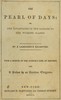 The pearl of days :  or, The advantages of the Sabbath to the working classes
