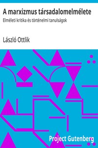 A marxizmus társadalomelmélete :  Elméleti kritika és történelmi tanulságok