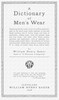 A dictionary of men's wear