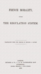 French morality, under the regulation system