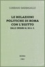 Le relazioni politiche di Roma con l'Egitto dalle origini al 50 a. C.
