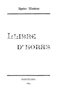 Llibre d'horas