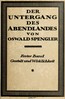 Der Untergang des Abendlandes, Erster Band